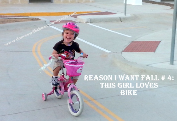 My four-year-old loves to bike and is ready to say good-bye to the buggy. 